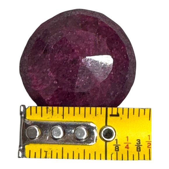 Natural Ruby Gemstone 33 grams Round Cut Loose Stone Jewelry Crafting 169 Carats - Picture 8 of 10